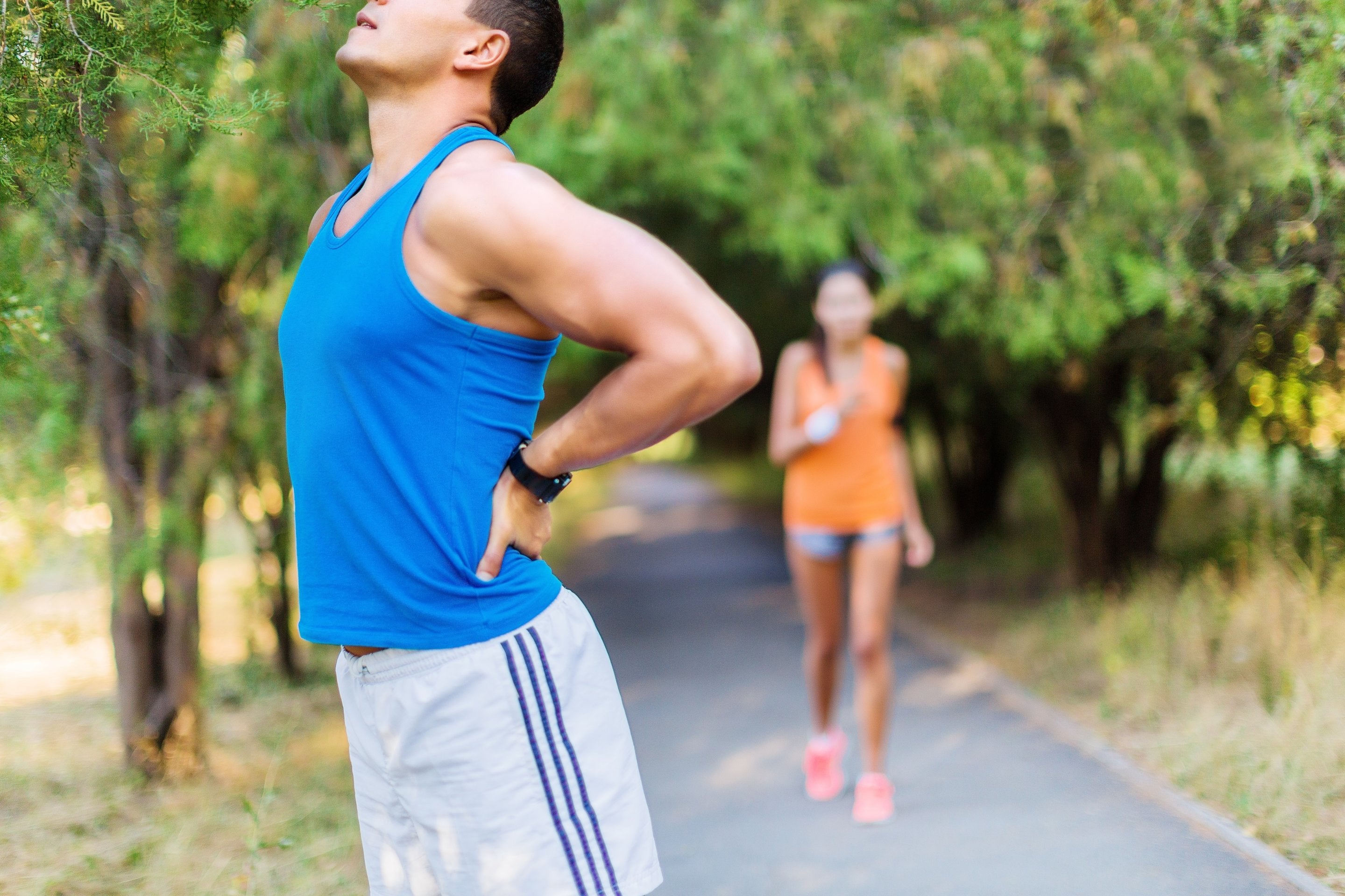 active adult with lower back pain