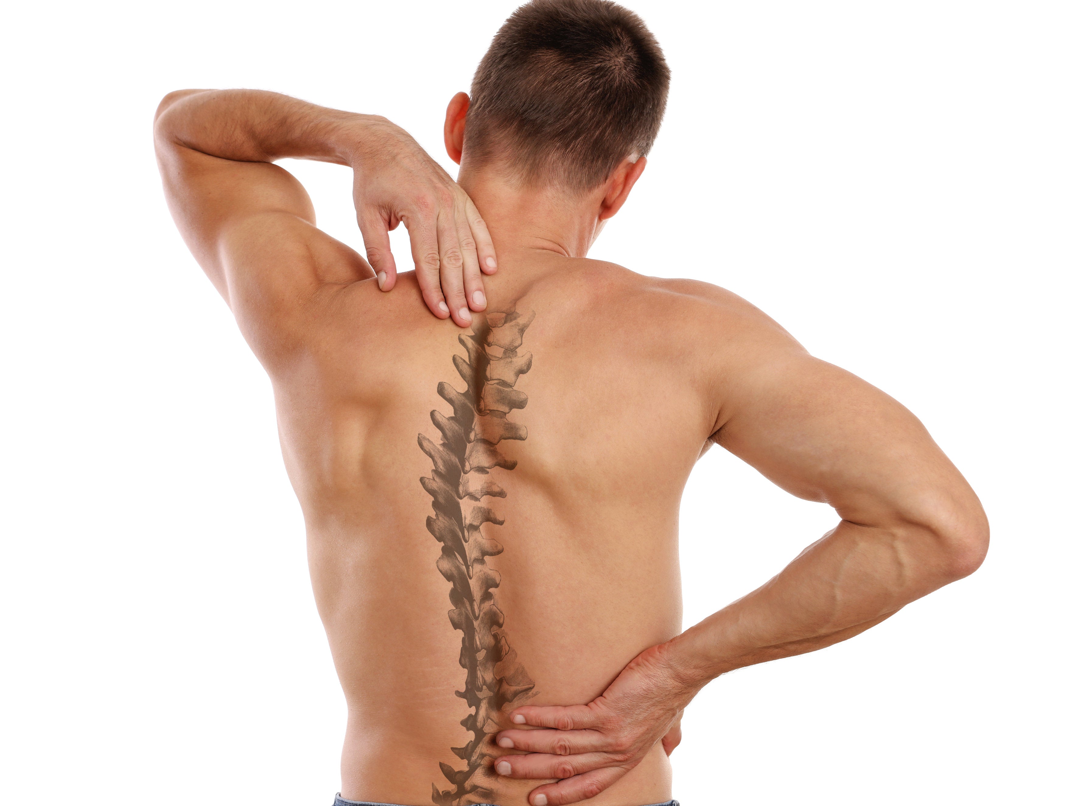 adult male spinal decompression for sciatica pain