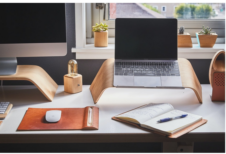 a home office setup