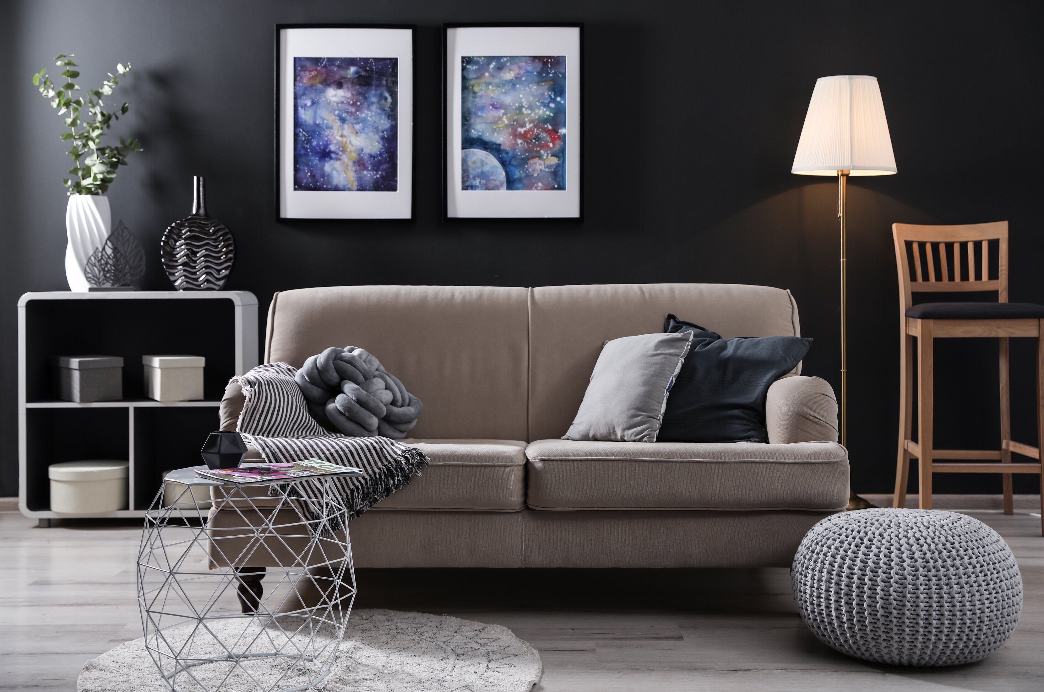 decorating a small living room space