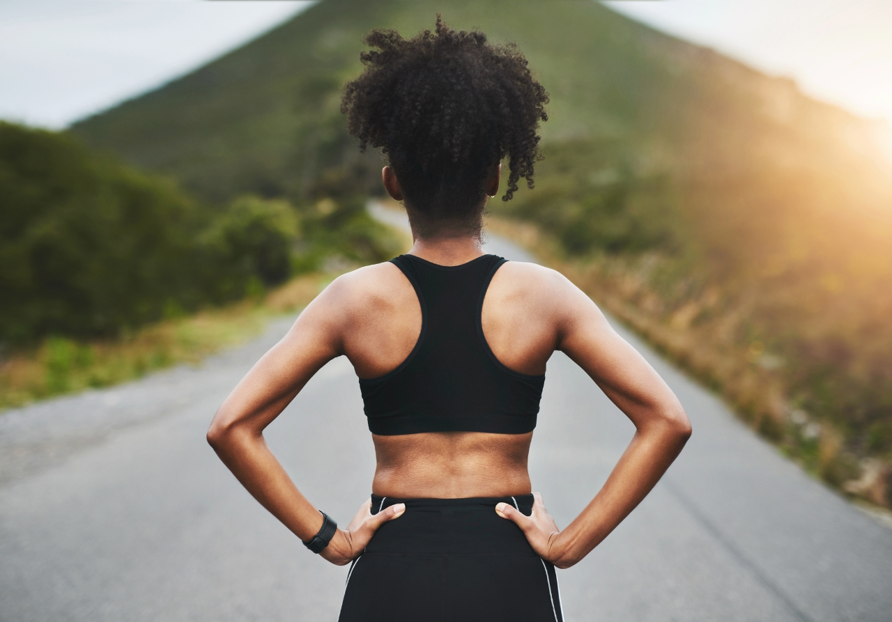 woman getting back on track after the holidays