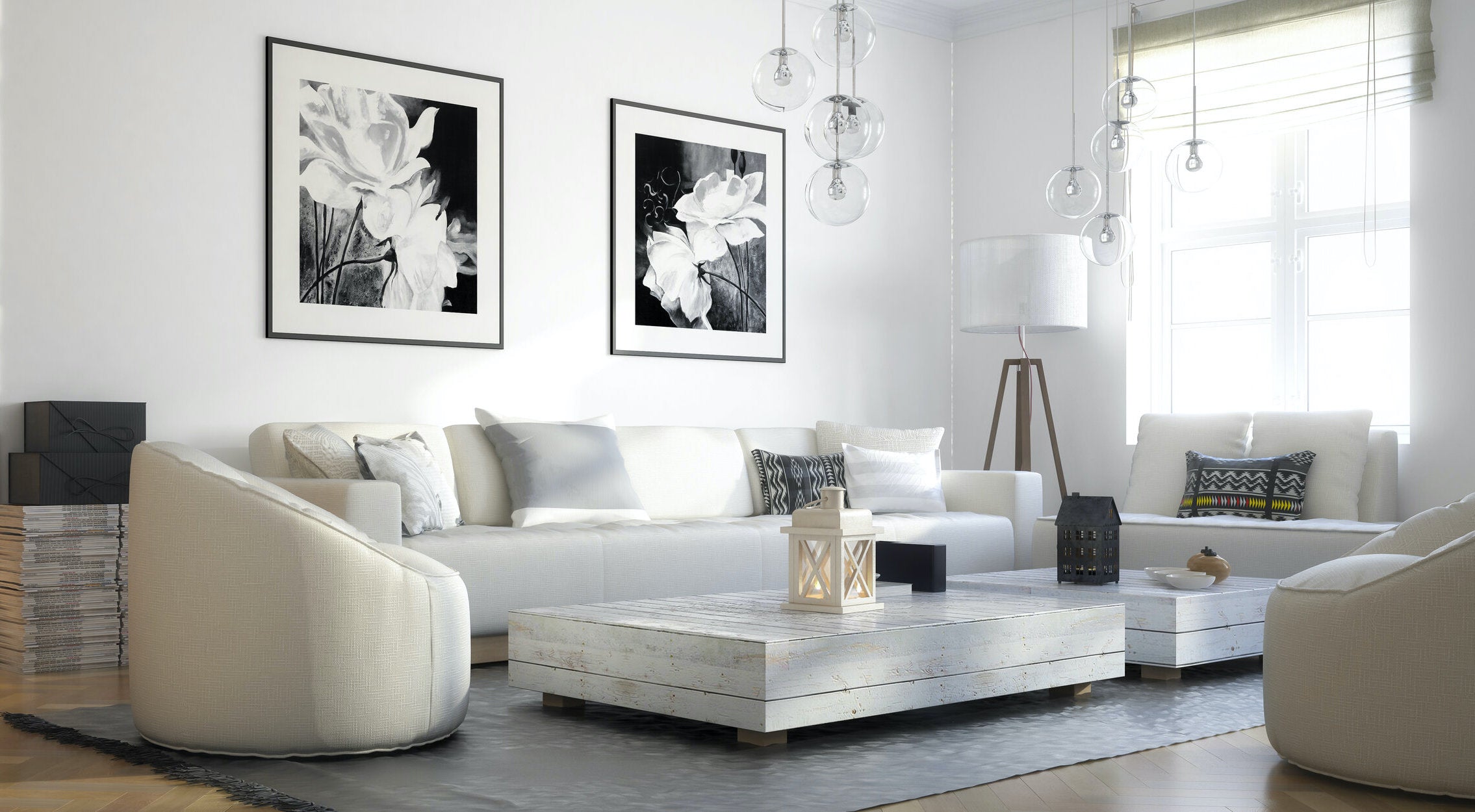modern living room with high quality furniture that will last