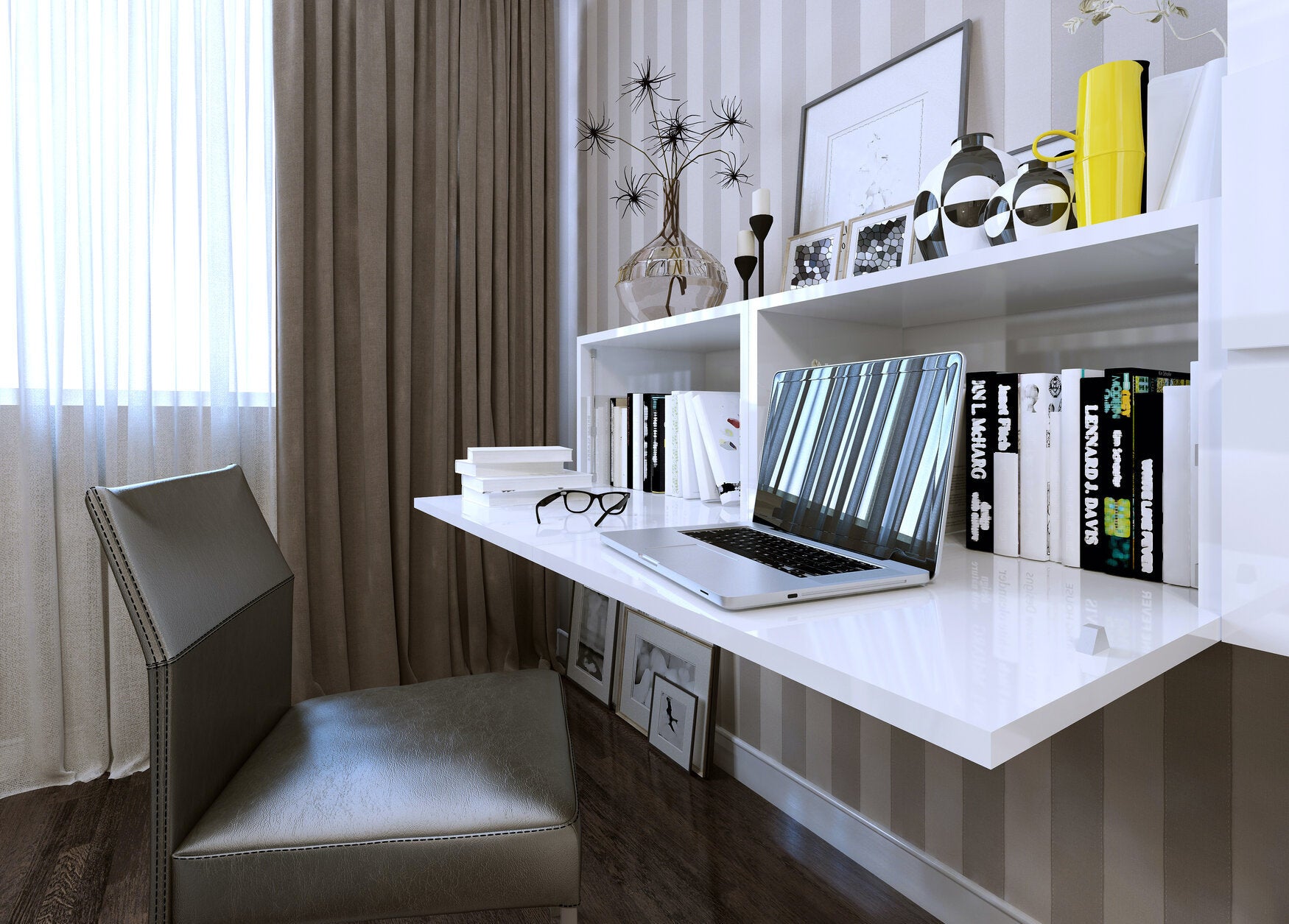 multifunctional furniture home office desk in living room
