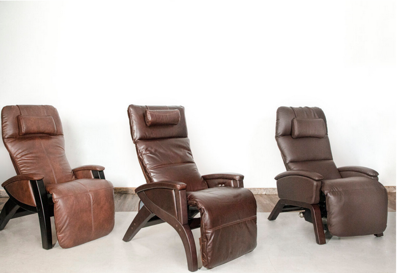 photo of three zero gravity chairs