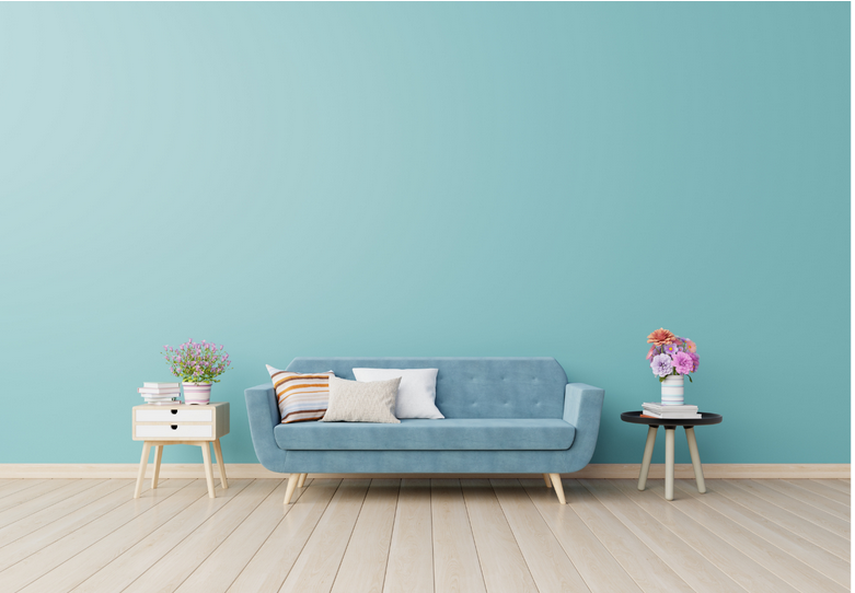 photof of a trendy living room