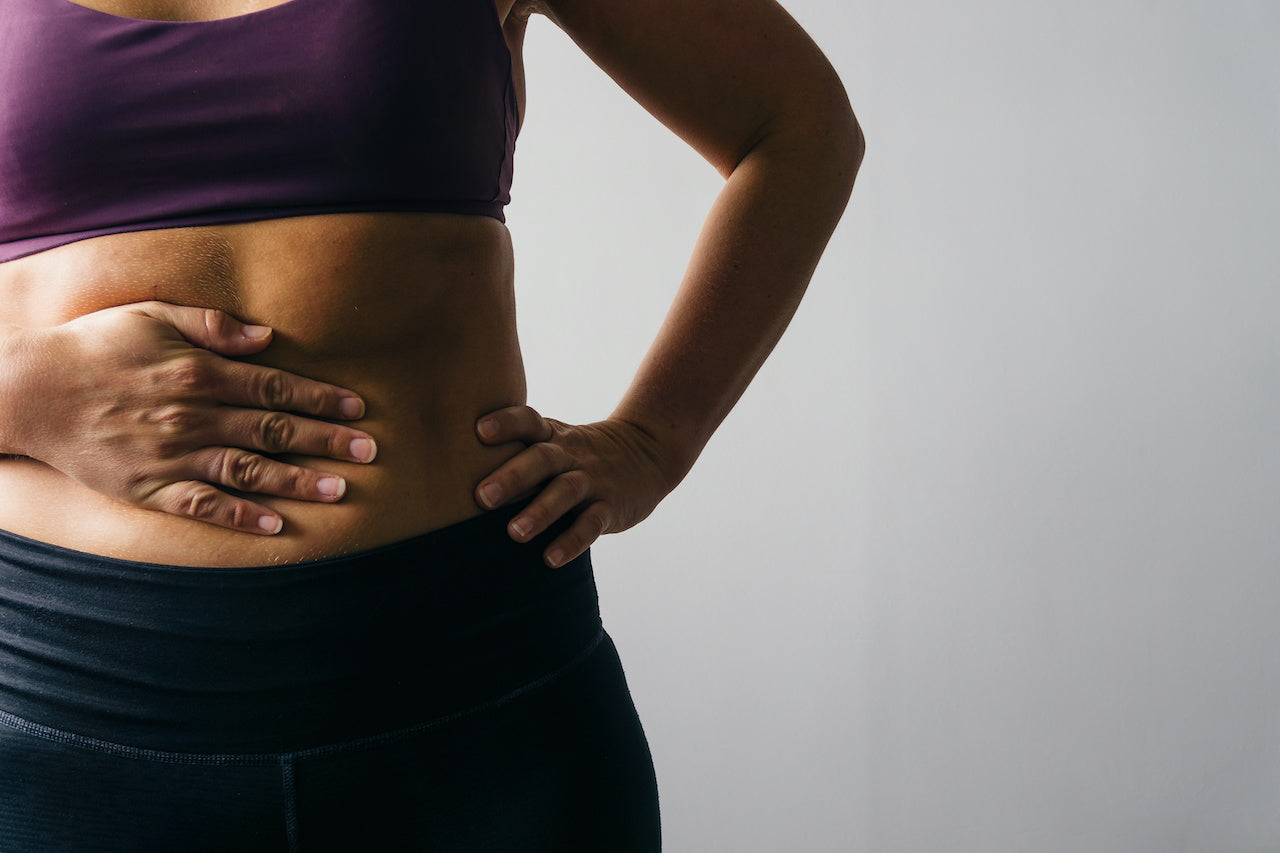 woman using home remedies for ibs