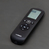 black remote control with a digital display and multiple buttons for motion mastery zero gravity recliner