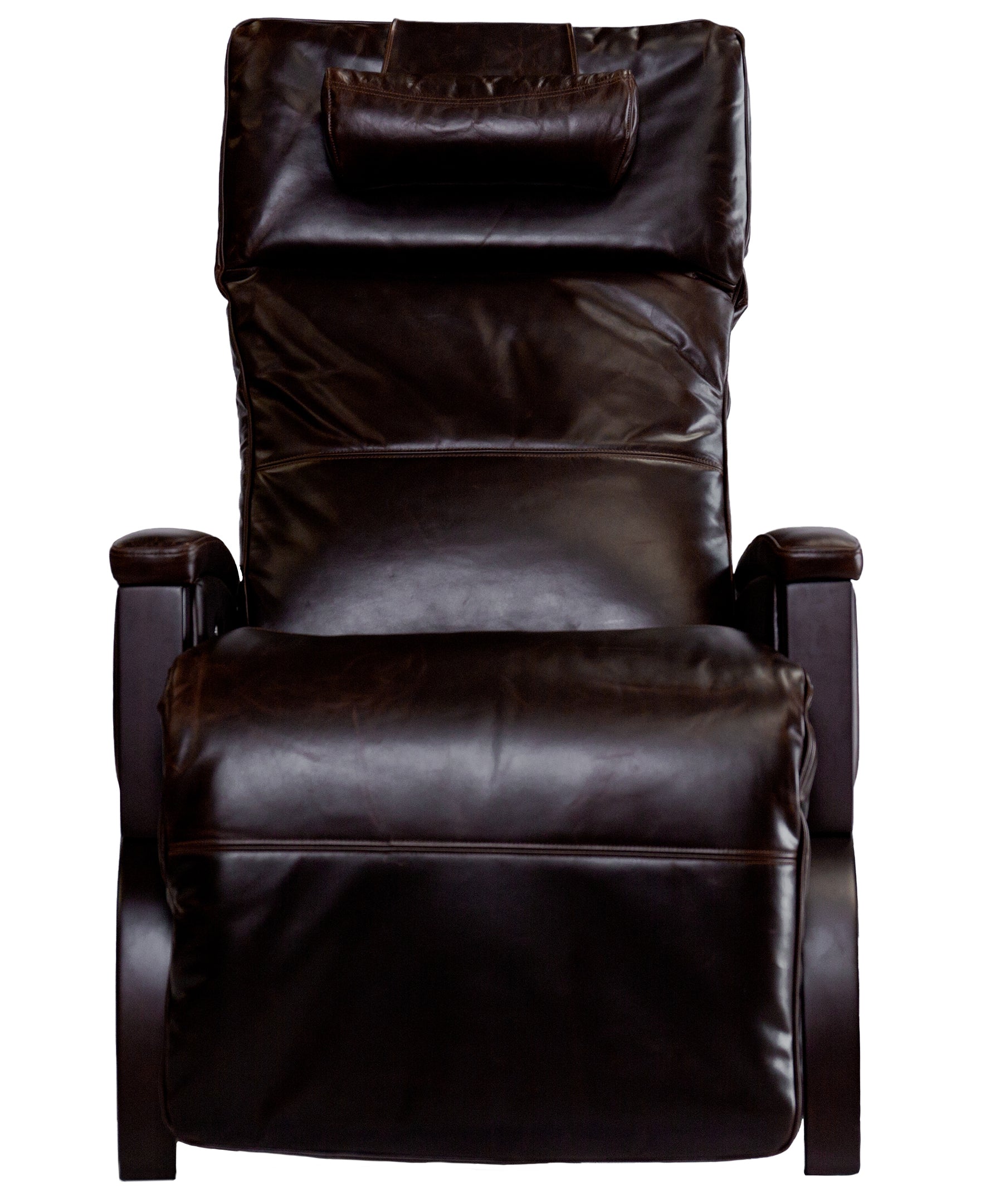 mahogany Svago zero gravity chair front