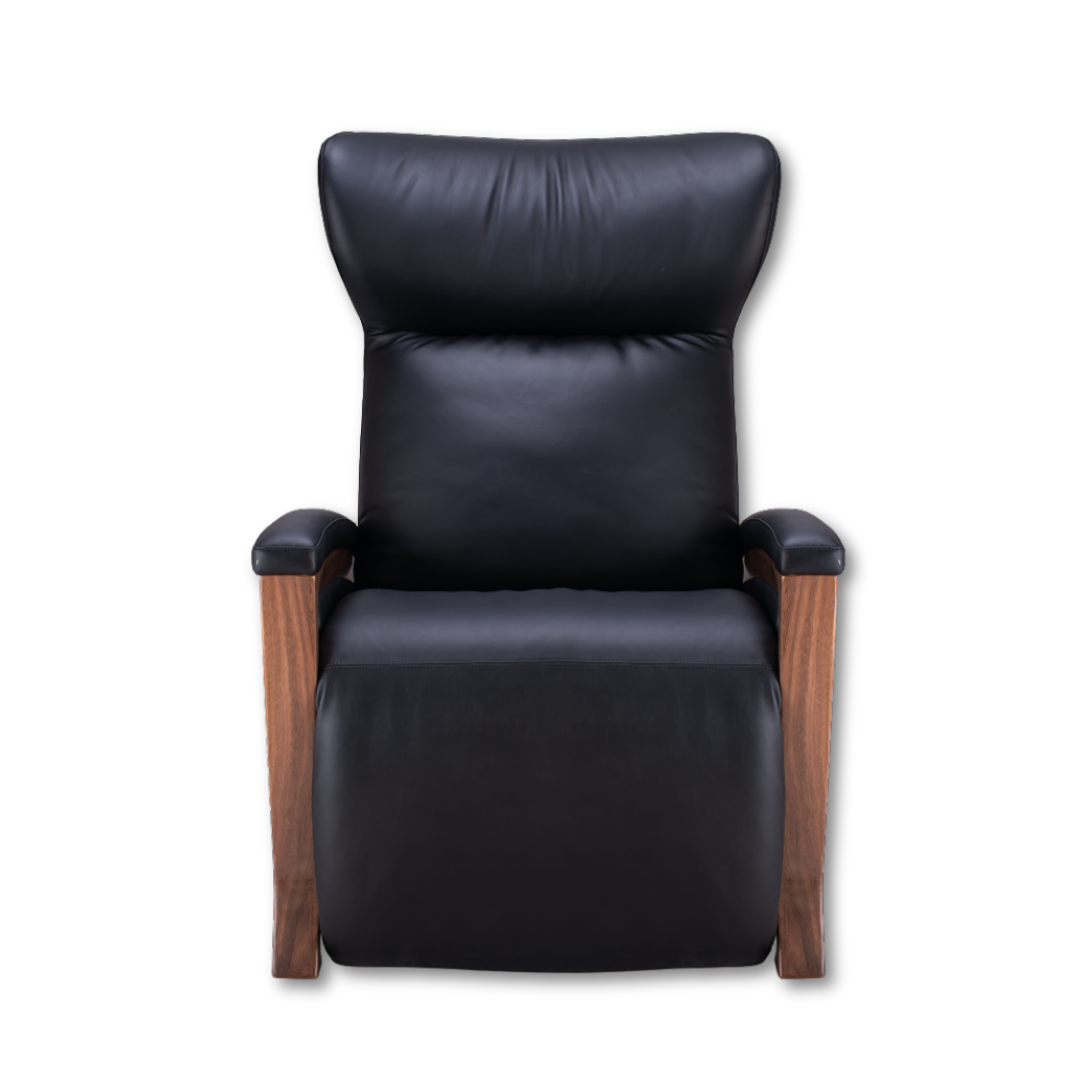 Black Svago motion mastery zero gravity lounge chair front