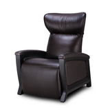 brown Svago motion mastery zero gravity lounge chair front angle