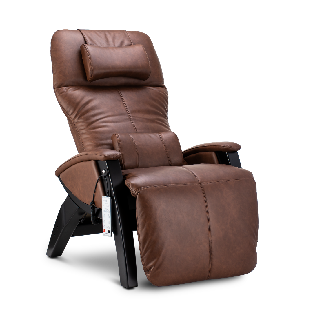 cognac svago ZGR zero gravity recliner front view