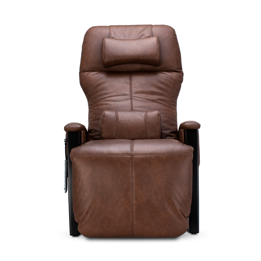cognac svago ZGR zero gravity recliner front view