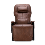 cognac svago ZGR zero gravity recliner front view