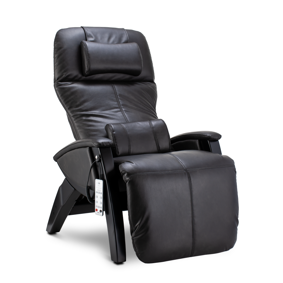 midnight black svago ZGR zero gravity recliner front view