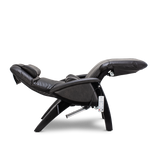 midnight black svago ZGR zero gravity recliner in reclined position