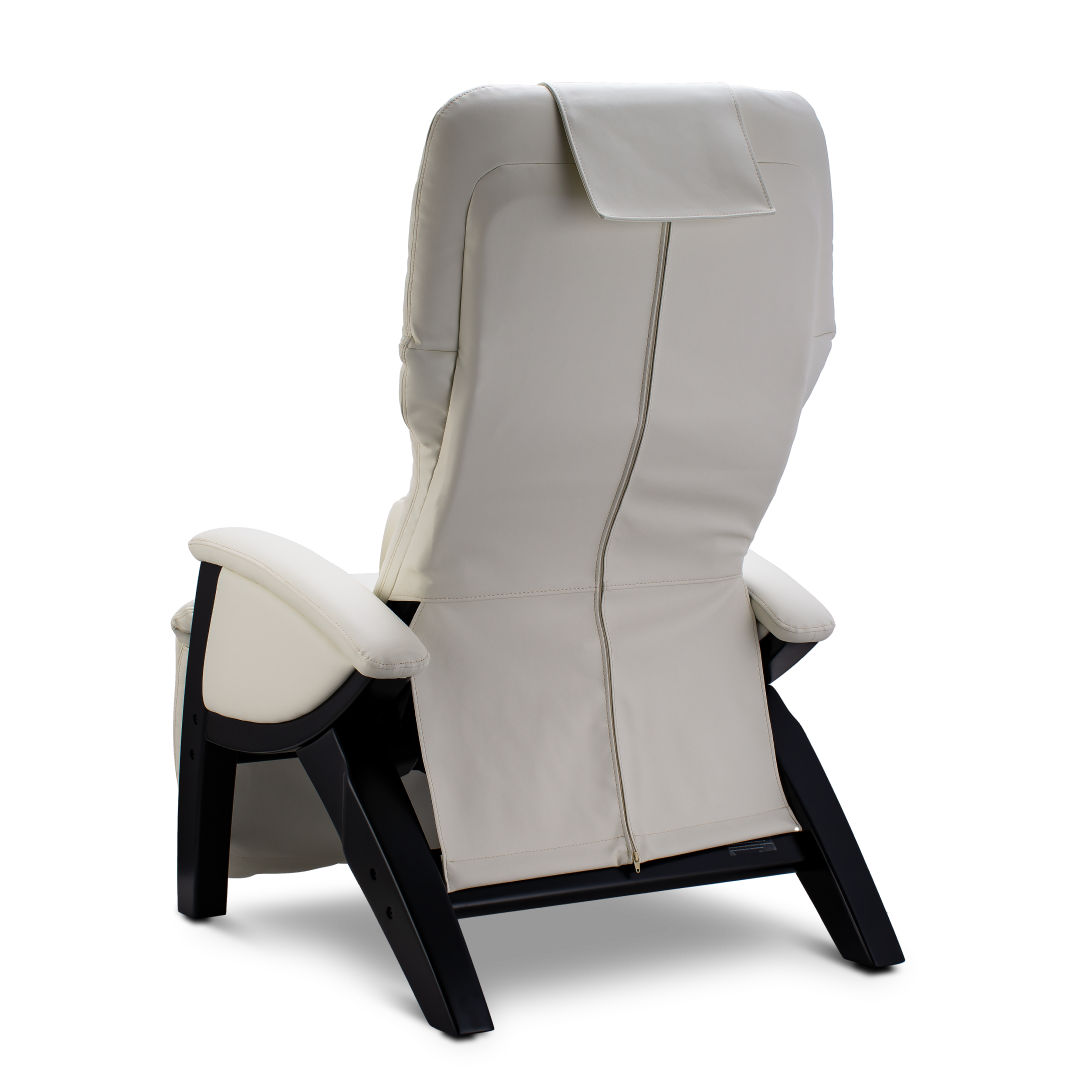 snowfall white svago ZGR zero gravity recliner back view