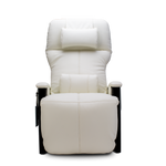 snowfall white svago ZGR zero gravity recliner front view