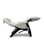 snowfall white svago ZGR zero gravity recliner in reclined position
